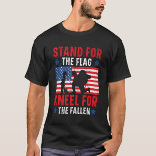 Stand für das Flag Kneel für die gefallenen USA Me T-Shirt