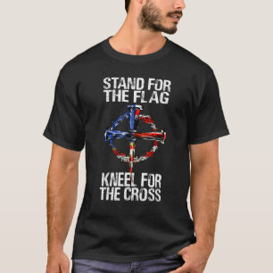 Stand für die Fahne für die Cross-American Fl T-Shirt