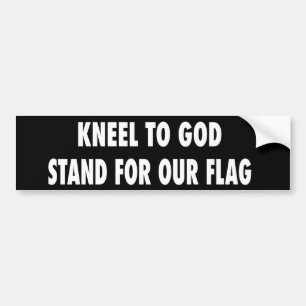 Stand für unsere Flagge Autoaufkleber