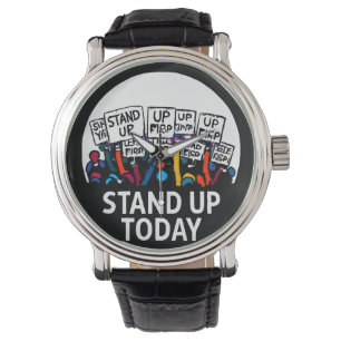 STAND HEUTE DIE Vintage Armbanduhr DER MENSCHEN AU