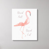 Stand hoch | Flamingo inspirierende Wandkunst