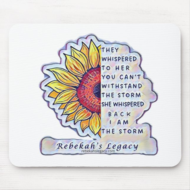 Stand hoch; Sei das Storm-Mauspad Mousepad (Vorne)