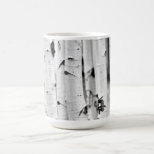Stand hoher Aspens Kaffeetasse
