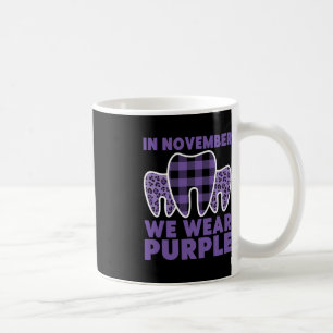 Stand im November tragen wir Lila Alzheimer Awaren Kaffeetasse