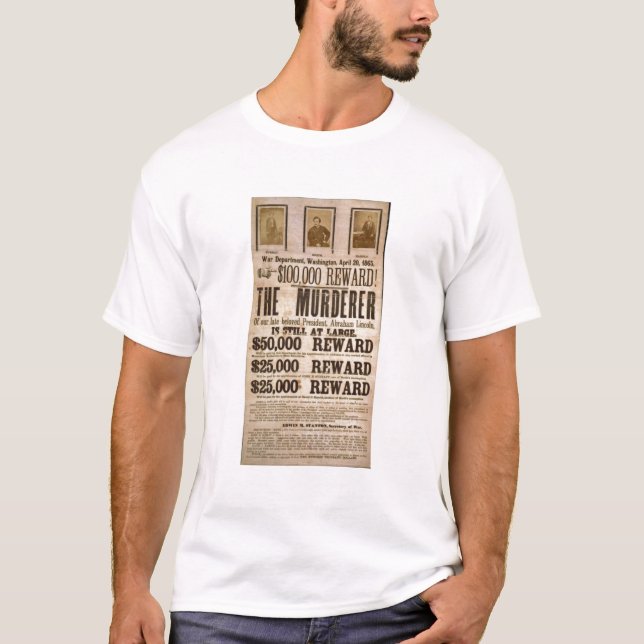 Stand Johns Wilkes wollte Plakat T-Shirt (Vorderseite)