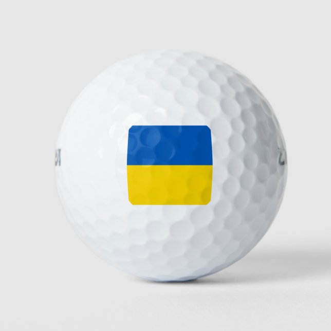 STAND MIT DER UKRAINE! GOLFBALL (Vorderseite)