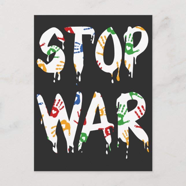 Stand mit der Ukraine T - Shirt, Ukraine Postkarte (Vorderseite)