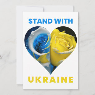 Stand mit der Ukraine, Ukraine Herzenflagge, Ukrai Ankündigung