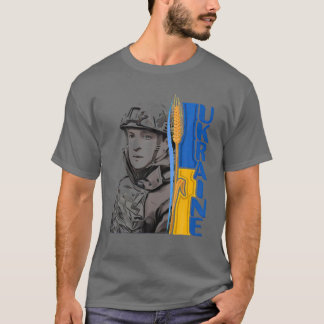 Stand mit der Ukraine Volodymyr Zelensky Präsident T-Shirt