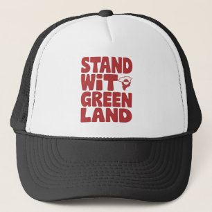Stand mit Grönland Truckerkappe