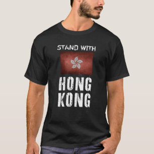 Stand mit Hong Kong T-Shirt