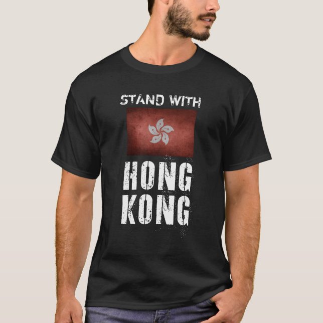 Stand mit Hong Kong T-Shirt (Vorderseite)