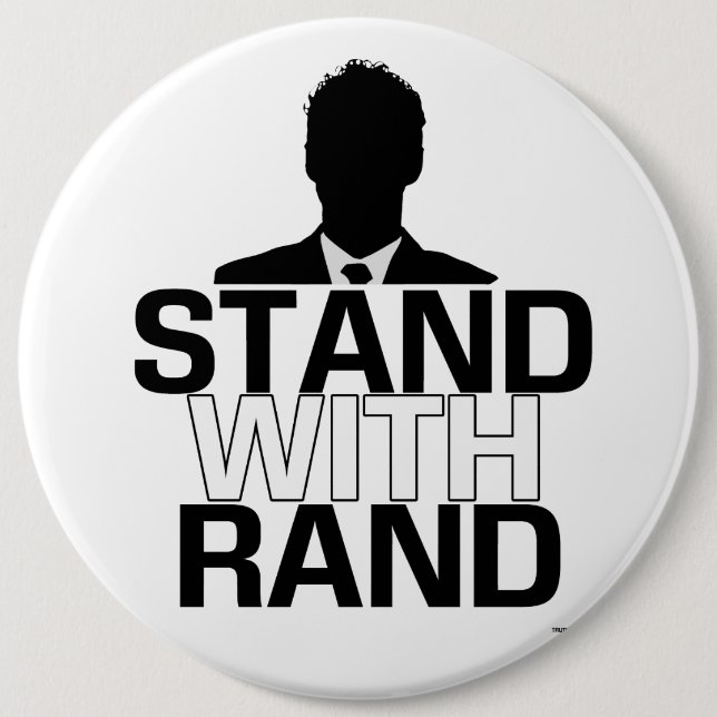 "Stand mit Knopf Rand-" - Rand-Pauls 2016 Button (Vorderseite)