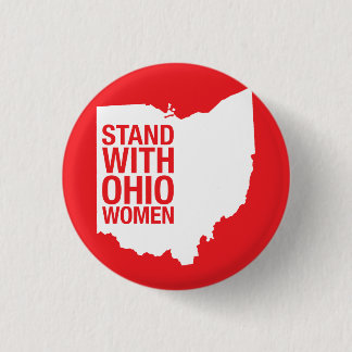 Stand mit Ohio Frau-Knopf Button