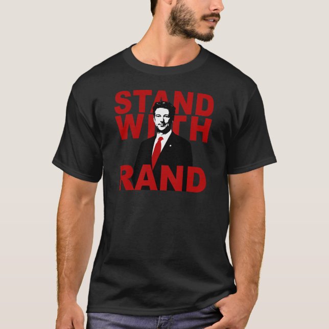 Stand mit Rand T-Shirt (Vorderseite)
