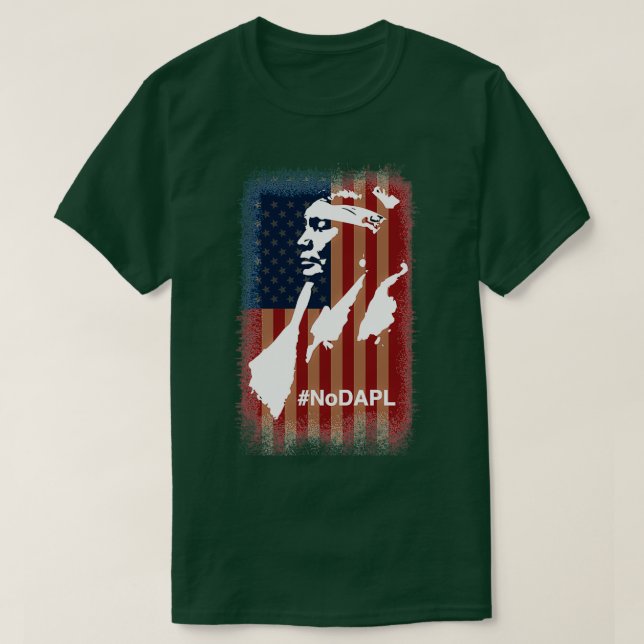 Stand mit Stehendem Rock NODAPL T-Shirt (Design vorne)