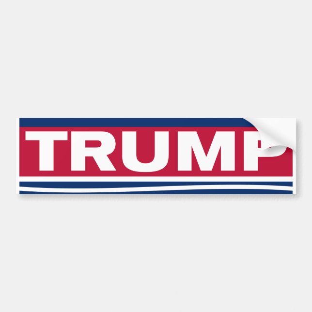Stand mit Trump~2024~MAGA Autoaufkleber (Vorne)