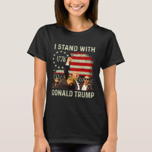 Stand mit Trump lustiger Trump 2024 T-Shirt