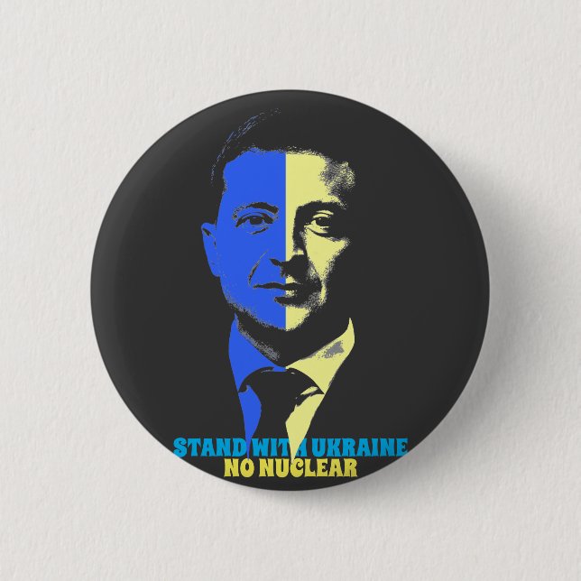 STAND MIT UKRAINE BUTTON (Vorderseite)