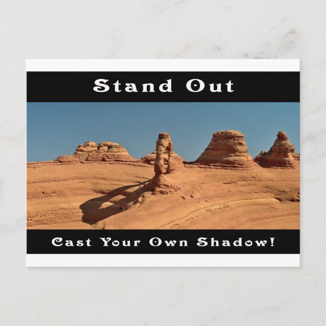 Stand-Out-1 Postkarte (Vorderseite)