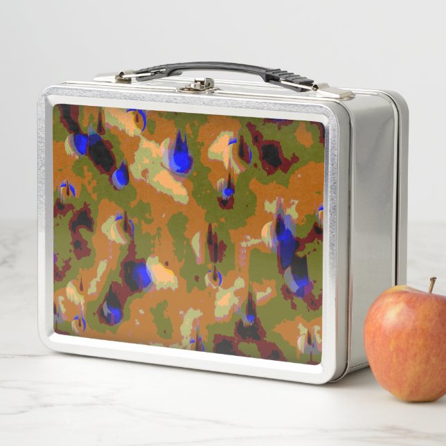 Stand-out-Camouflage Metall Lunch Box (Beispiel)
