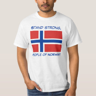 Stand-starker Norwegen-T - Shirt