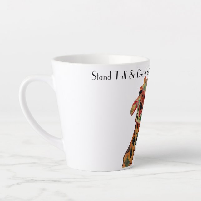 Stand Tall Giraffe Tasse Kaffee (Links)