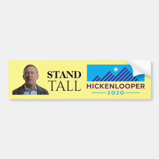 Stand Tall Hickenlooper 2020 Autoaufkleber
