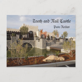 Stand und Schloss Nail Weinkeller in Paso Robles Postkarte