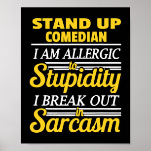 Stand Up Comedy Funny Poster