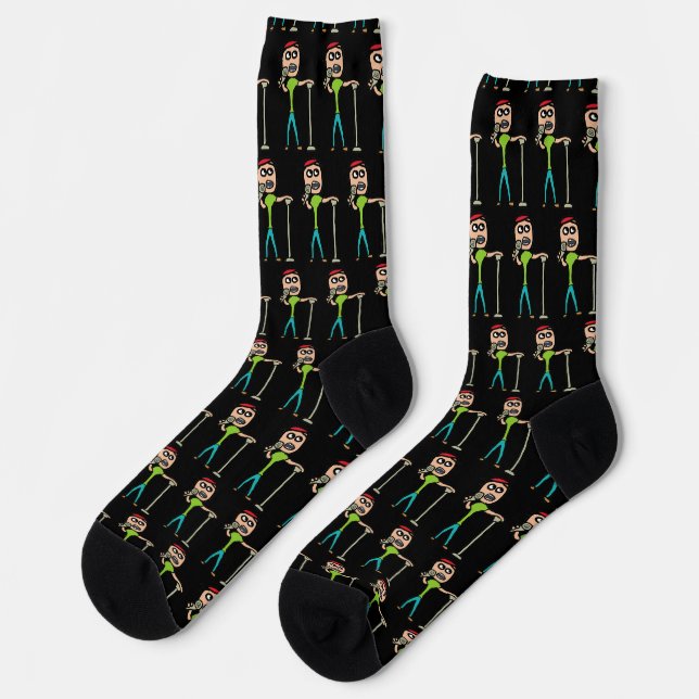 Stand Up Comedy Socken (Linkes Detail)