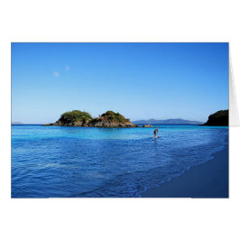 Stand Up Paddle Boarder, Trunk Bay, U.S.V.I