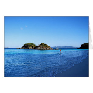 Stand Up Paddle Boarder, Trunk Bay, U.S.V.I