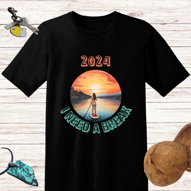 Stand Up Paddleboard Surfen im Paradies T-Shirt (Von Creator hochgeladen)