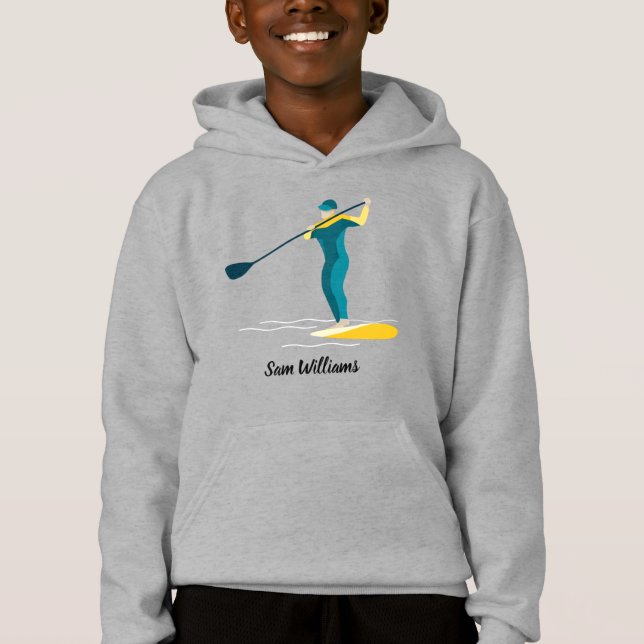 Stand-up Paddleboarding Hoodie (Vorderseite)