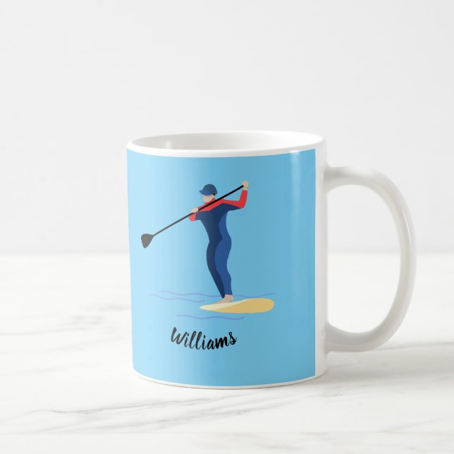 Stand Up Paddleboarding Kaffeetasse (Rechts)