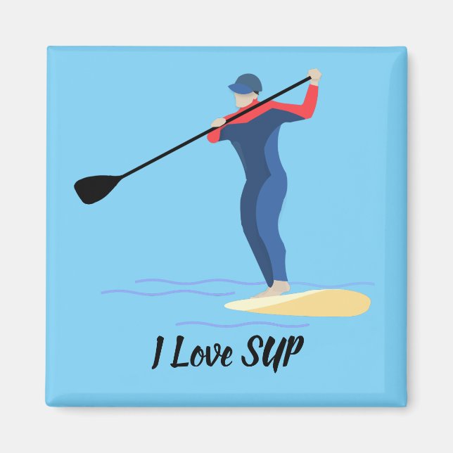 Stand-up Paddleboarding Magnet (Vorne)