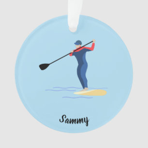 Stand Up Paddleboarding Ornament