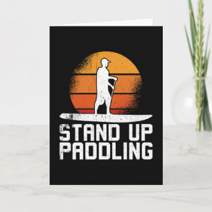 Stand-Up Paddling Paddleboarder Karte