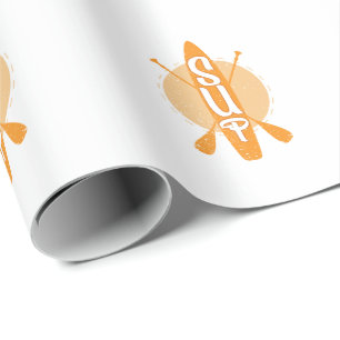 Stand up Paddling SUP Board Geschenkpapier