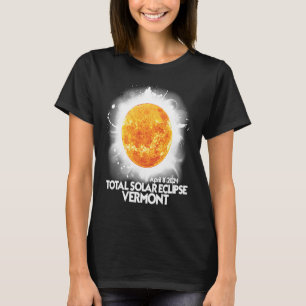 Stand VERMONT 2024 American Total Solar Eclipse T-Shirt