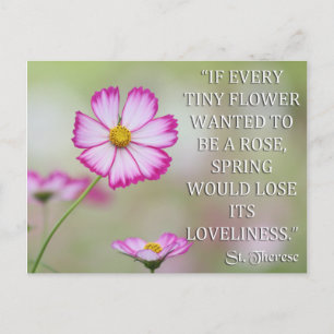 STAND VON LISIEUX, WENN JEDE TINY-BLUME GEWOLLT IS POSTKARTE