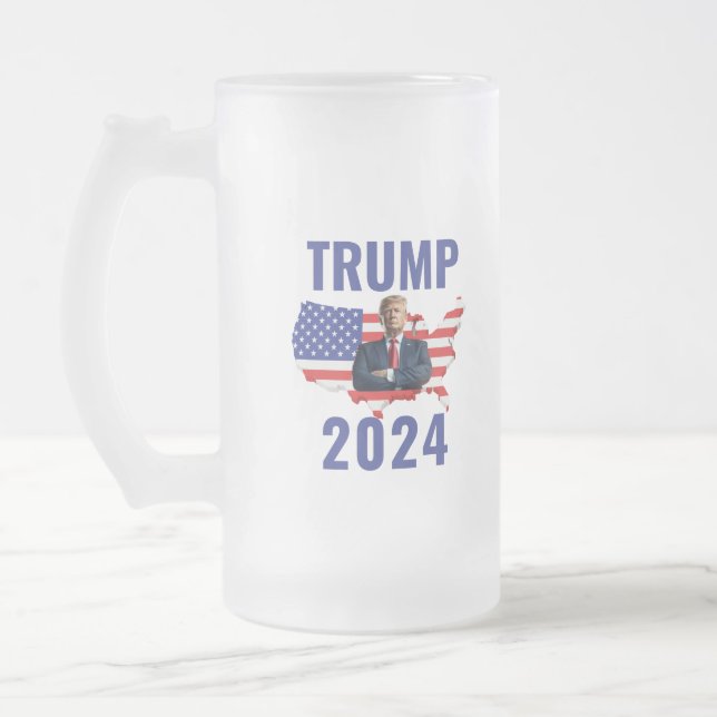 Stand with Trump: Gear Up for 2024! Mattglas Bierglas (Links)