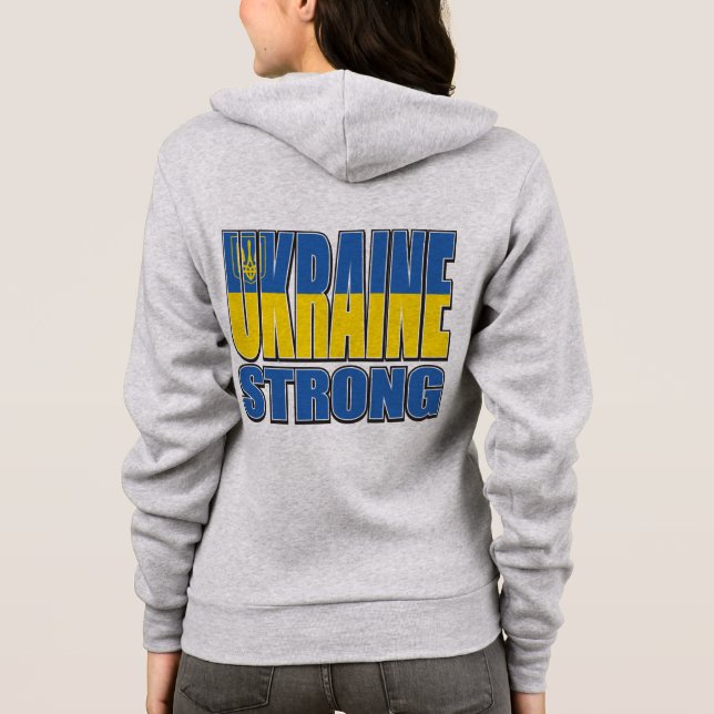 Stand-With-Ukraine Hoodie (Rückseite)
