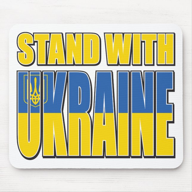 Stand-with-Ukraine Mousepad (Vorne)