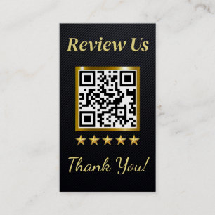Stand zum Test von Black & Gold-Unternehmen mit QR Visitenkarte