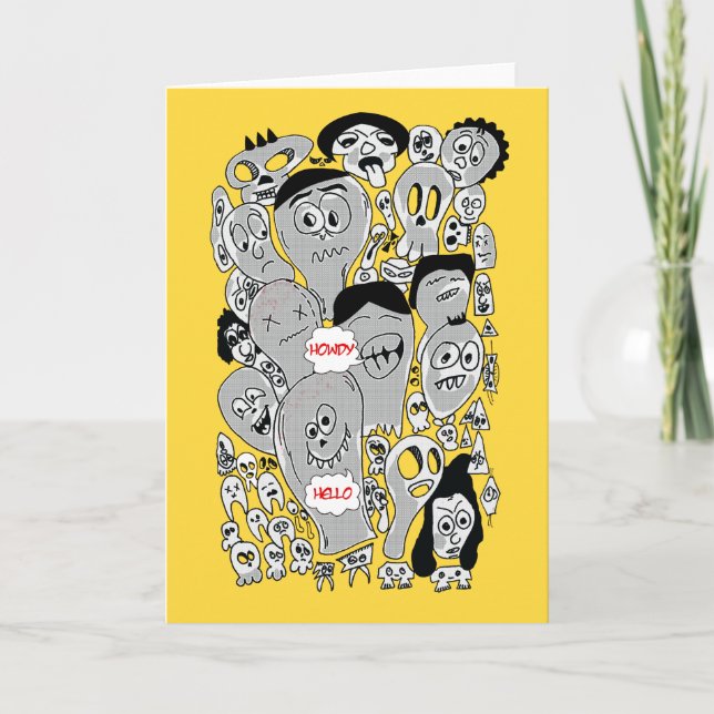 Standard, 12,7 cm x 17,8 cm Faltkarte Karte (Vorderseite)