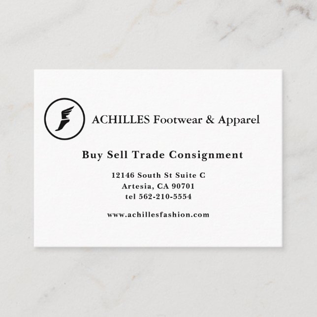 Standard, 3,5" x 2,0" Business Card Flyer Foto Pr Visitenkarte (Vorderseite)