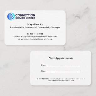 Standard, 3.5" x 2.0" Business Card Telefonnummerkarte