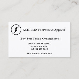 Standard, 3.5" x 2.0" Business Card Telefonnummerkarte